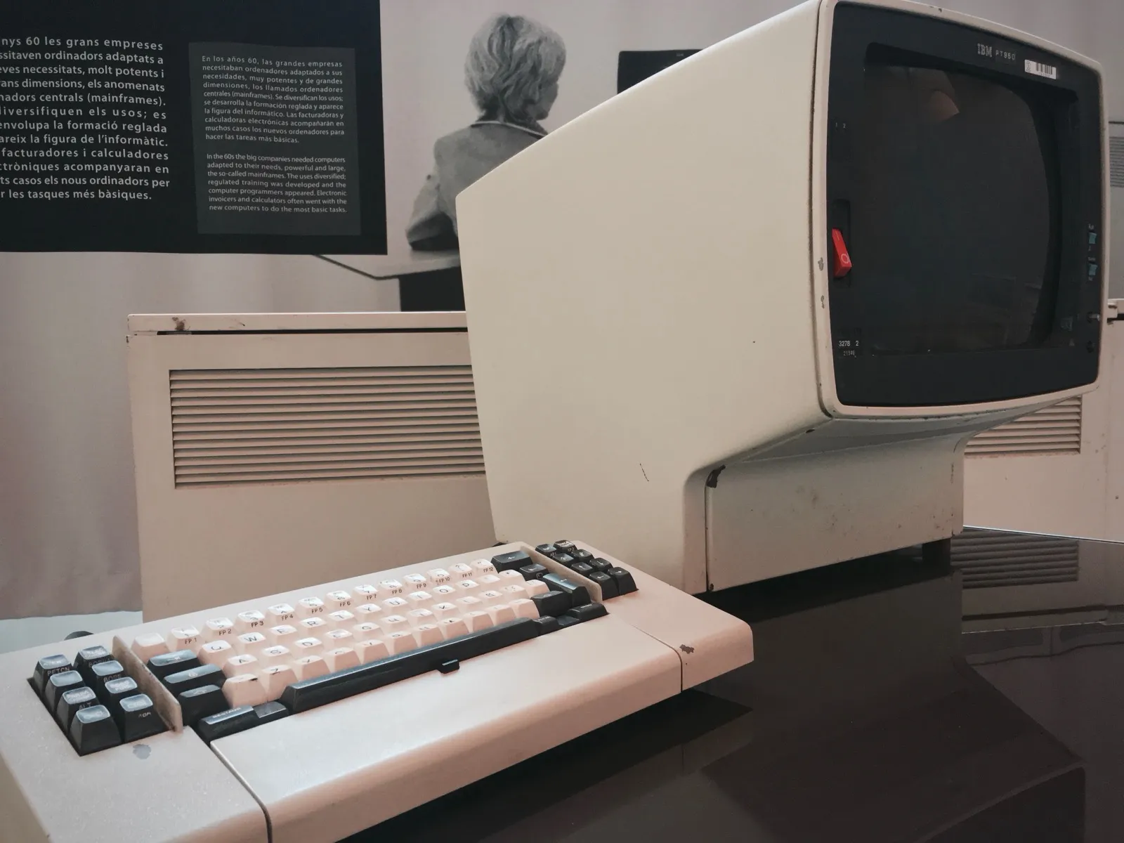 An IBM 3278 terminal
