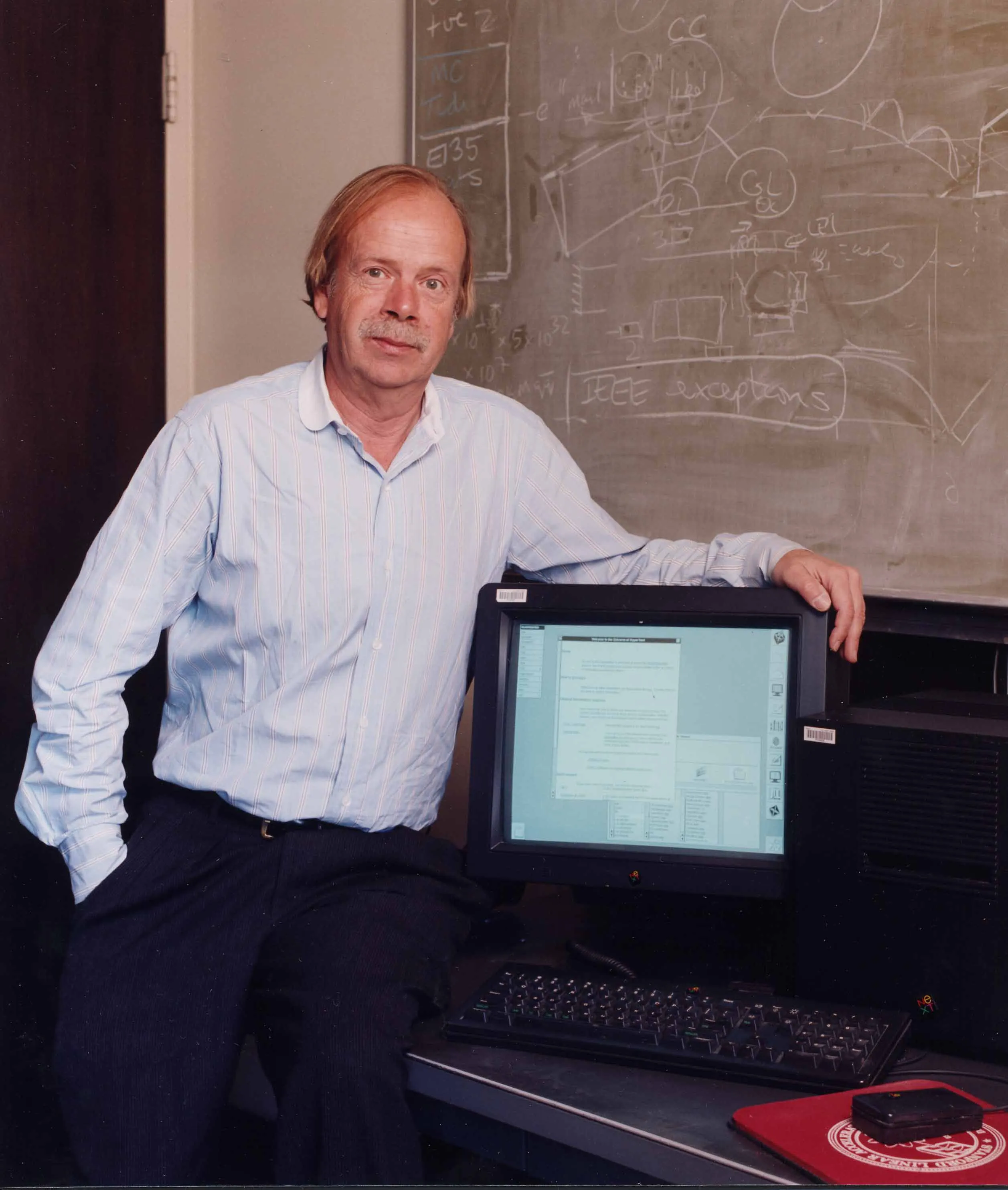 Paul Kunz with the NeXT, 1998